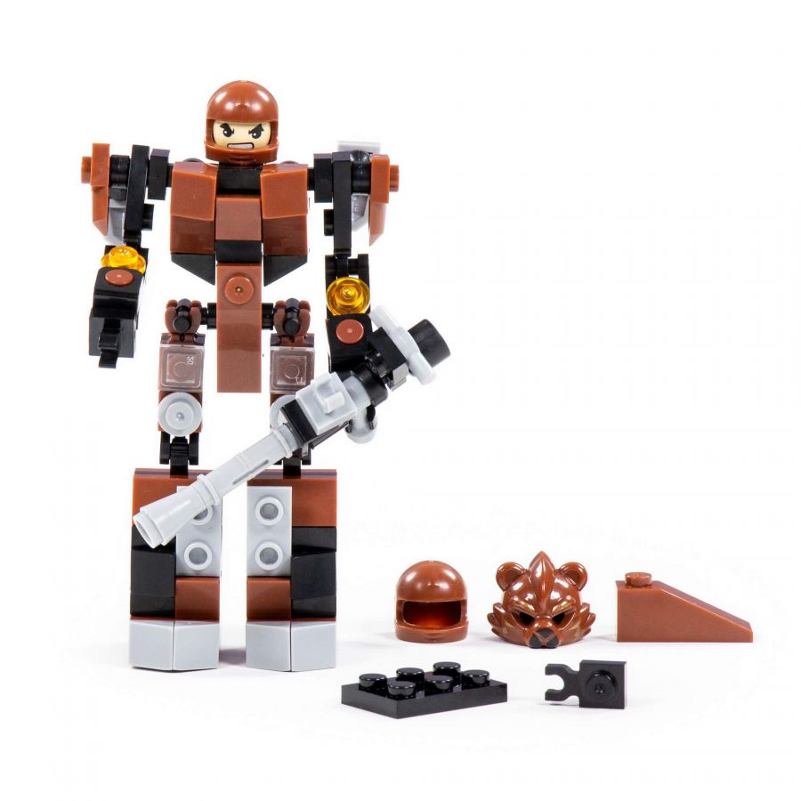 Конструктор "Классик" "Роботы-воины-1.4" (101 элемент) (в коробке)