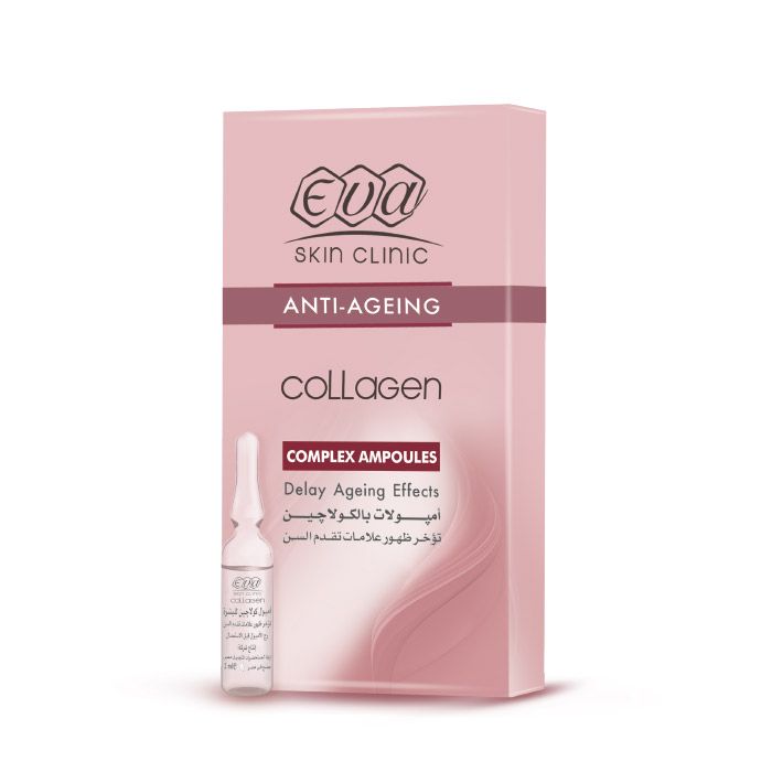 Антивозрастные омолаживающие ампулы для кожи Eva Collagen, 10 шт