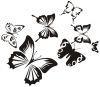 Трафарет Виниловый Stmdecor БАБОЧКИ HW-421 300*300*0.4 мм.