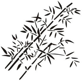 Трафарет Виниловый Stmdecor ТРОСТНИК HW-032 600*1200*0.4 мм.