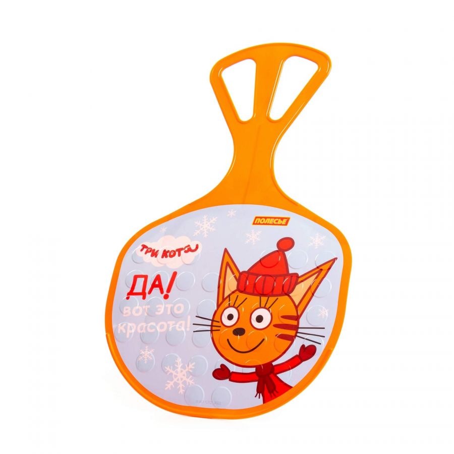 Санки "Ледянка" №3 "Три кота"