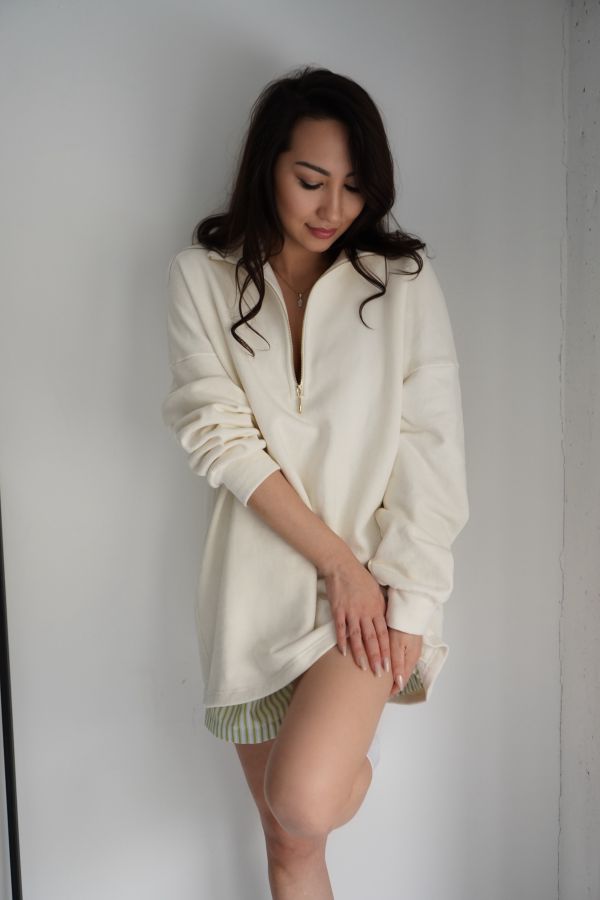 Кофта-анорак из конопли