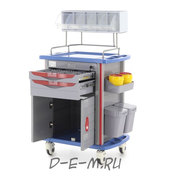 Тележка медицинская MedMos АТ750-01 (ТМ-003АН-00)