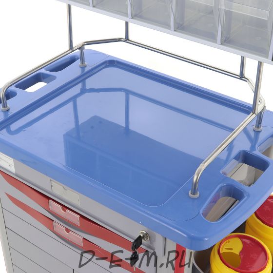 Тележка медицинская MedMos АТ750-01 (ТМ-003АН-00)