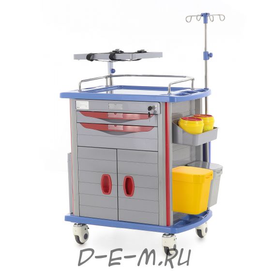 Тележка медицинская MedMos ЕТ850-02 (ТМ-021АН-00)