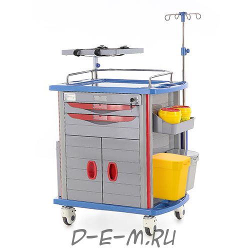 Тележка медицинская MedMos ЕТ850-02 (ТМ-021АН-00)