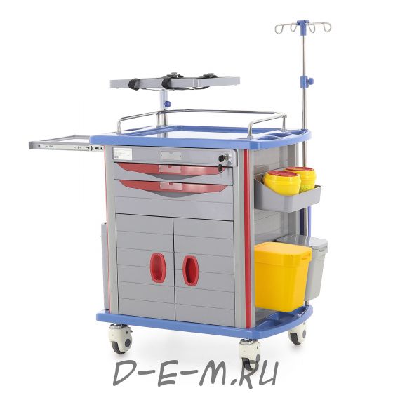 Тележка медицинская MedMos ЕТ850-02 (ТМ-021АН-00)