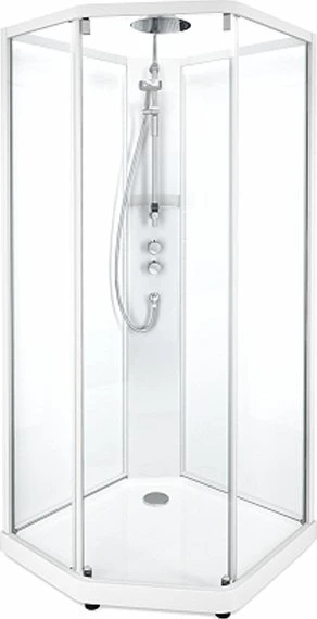 Душевая кабина IDO Showerama 10-5 Comfort 100x100 131.404.207.313 схема 1