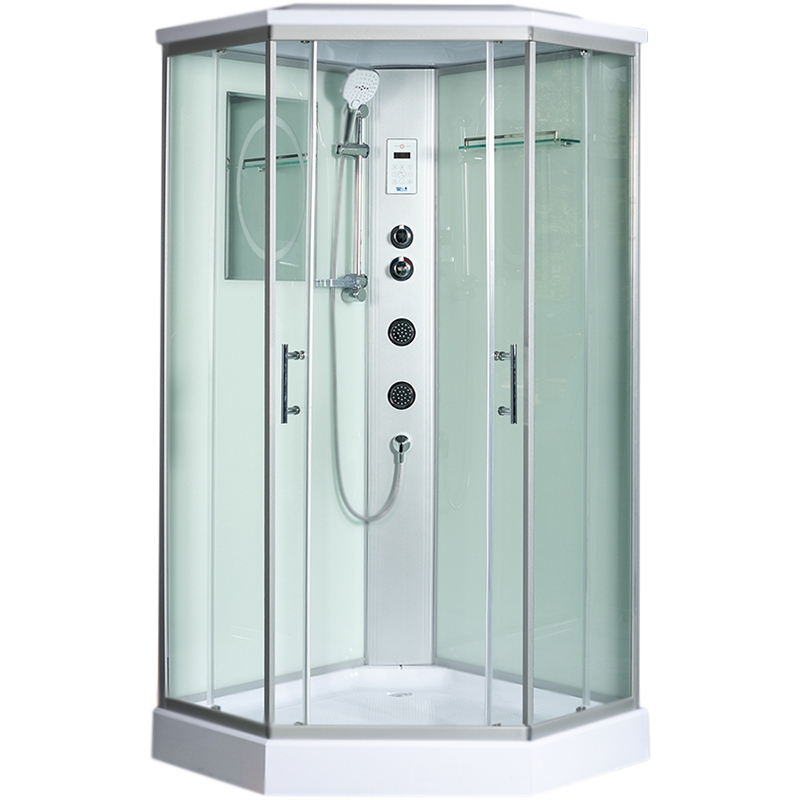 Изображение Душевая кабина WeltWasser WW500 Nesse 904 90x90 10000003284 профиль Хром стекло прозрачное