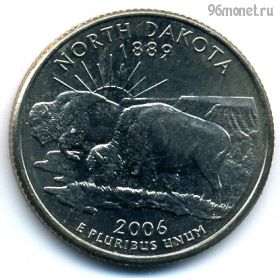 США 25 центов 2006 P Северная Дакота