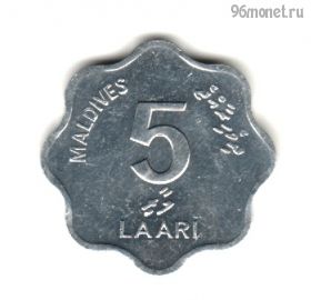 Мальдивы 5 лари 1984