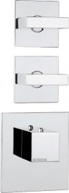 Термостат Bossini Rectangular 2 Outlets LP Z033203 для ванны с душем хром ФОТО