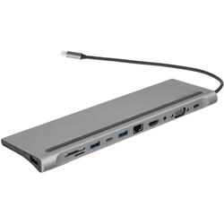 Док-станция Vention THTHC USB Type C серый