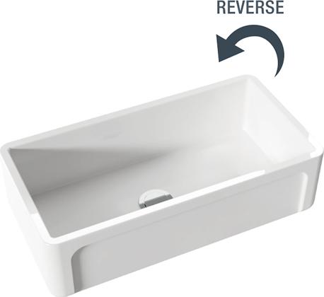 Изображение Кухонная мойка встраиваемая Kerasan Hannah Yorkshire 542101 76х47 см