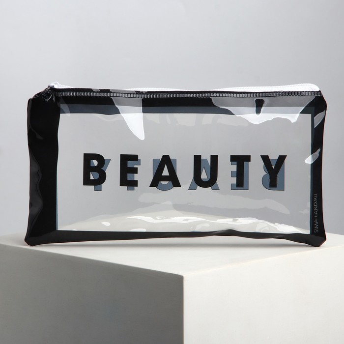 Косметичка PVC на молнии "BEAUTY"