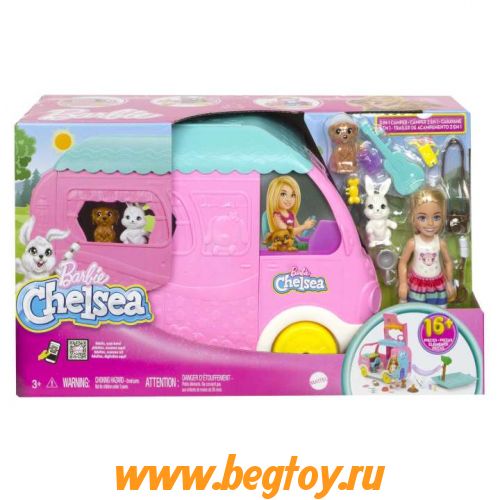 Набор Barbie HNH90 Chelsea с машиной