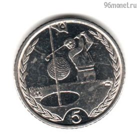 Остров Мэн 5 пенсов 1999 АА