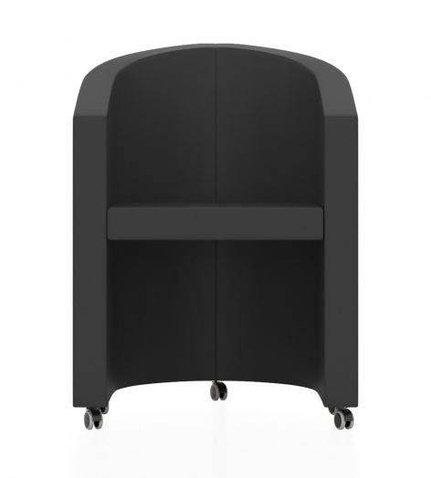 Кресло мобильное / стационарное Форум (Цвет обивки чёрный)