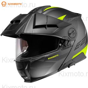 Мотошлем Schuberth E2 Defender, Черный матовый-желтый