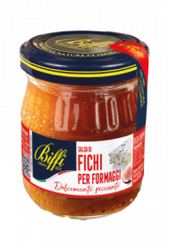 Сальса из инжира (сладко-пикантная для сыра) Biffi, 100 г, Salsa di fichi per formaggi Biffi, 100 gr