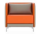 Кресло Графит Н (Цвет обивки оранжевый)