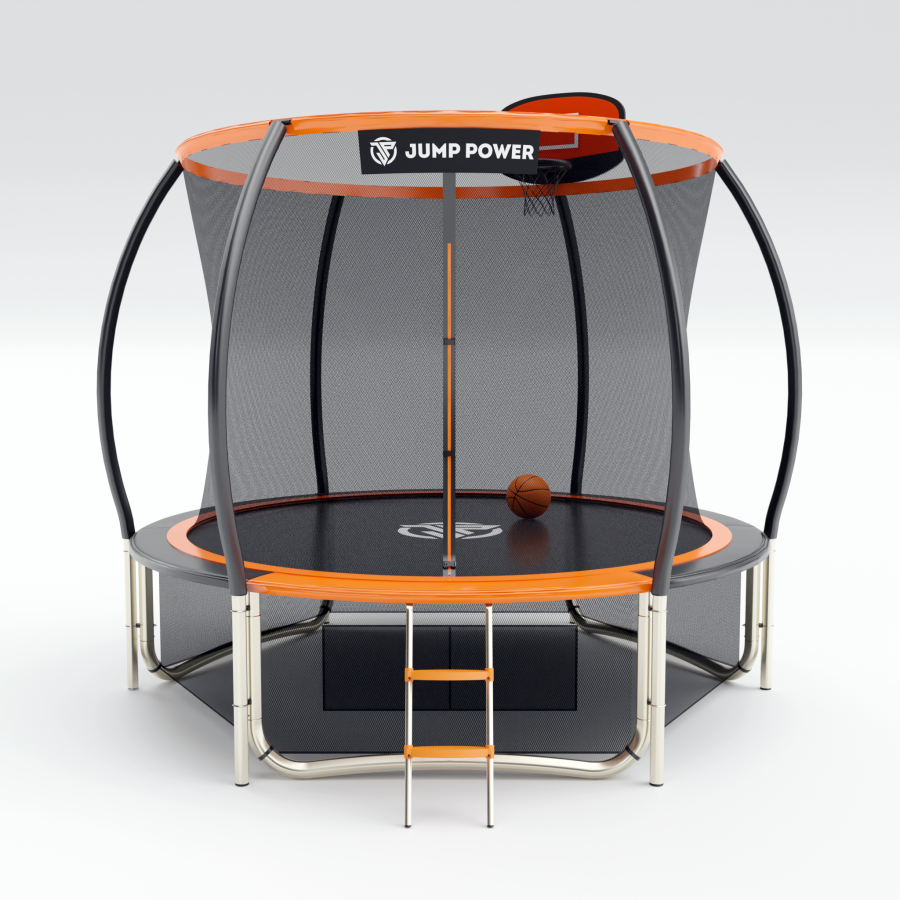 Батут Jump Power 12 ft Pro Inside Basket Orange