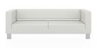 Трёхместный диван Горизонт 2200x900x730 мм (Цвет обивки белый)