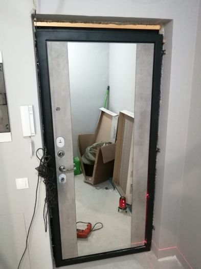 Дверь Входная АСД Спартак Б с зеркалом