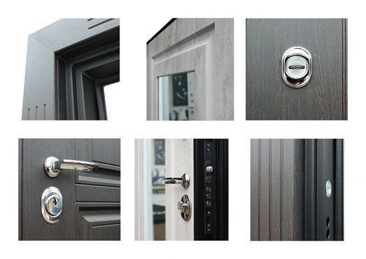 Дверь Входная АСД Гермес NEW с зеркалом ELIT