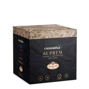 Кофе в капсулах Cafe Silvestre Suprem 100% Арабика для кофемашин Silvestre - Испания