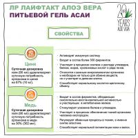 Питьевой Гель АСАИ Алоэ Вера