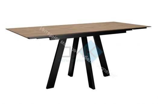 Стол Dikline DM120 Дуб галифакс/опоры черные
