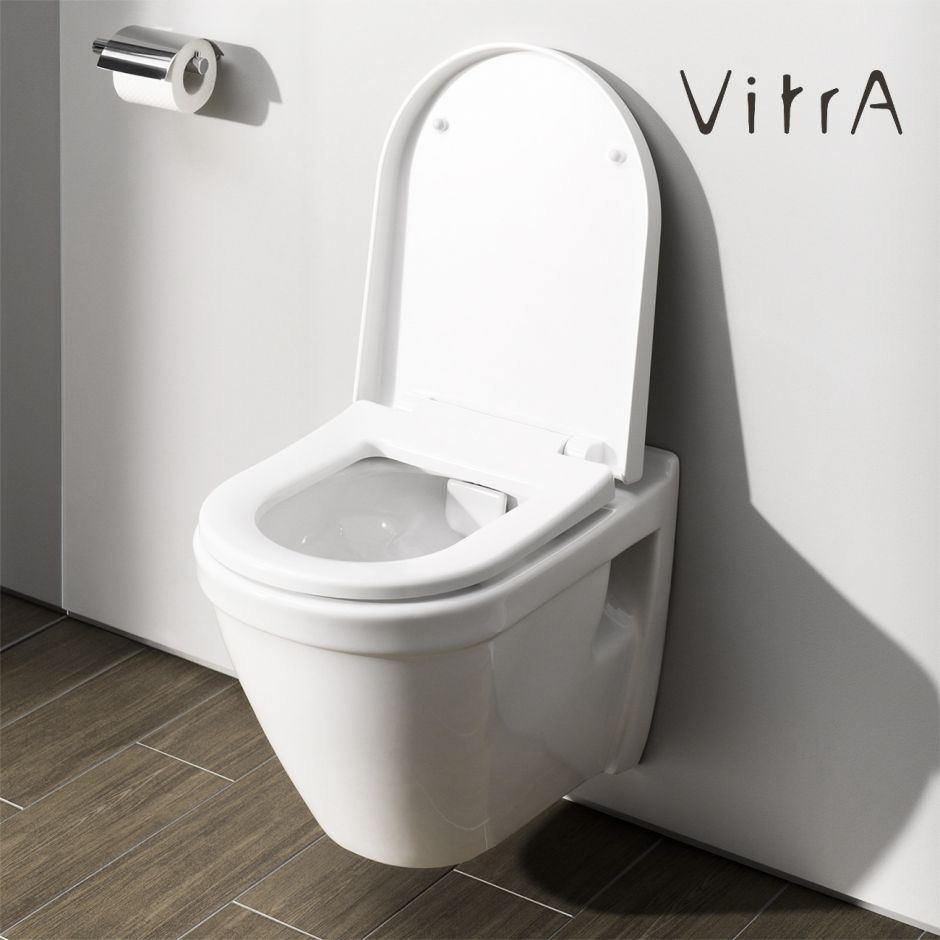 Подвесной унитаз без инсталляции VITRA S50 7740B003-0075 52х36 см ФОТО