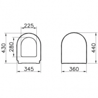 Комплект инсталляция и унитаз 9012B003-7206 VITRA схема 6