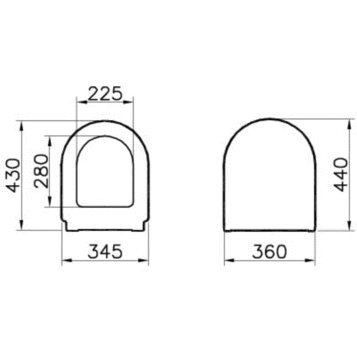 Комплект инсталляция и унитаз 9012B003-7206 VITRA схема 6