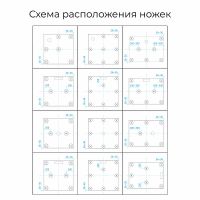 Душевой поддон из искусственного камня RGW Stone Tray ST 100x100 16152010 схема 5