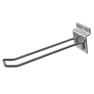 Крючок двойной 150 мм на экономпанель хром.