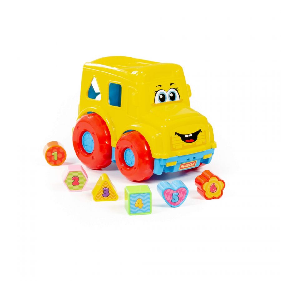 Игрушка развивающая "Автобус" (в сеточке)