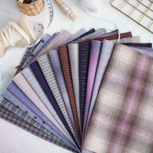 Набор фактурного хлопка - Северное сияние (15 отрезов 23*35 см.)