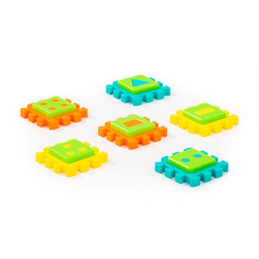 Игрушка развивающая "Пазл" №2 (12 элементов) (в коробке)