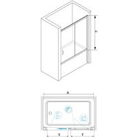 Шторка на ванну RGW Screens SC-62 150x150 01116215 схема 8