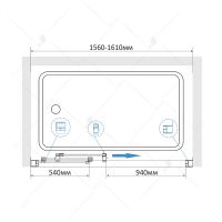 Шторка на ванну RGW Screens SC-41 160x150 04114116-11 схема 4