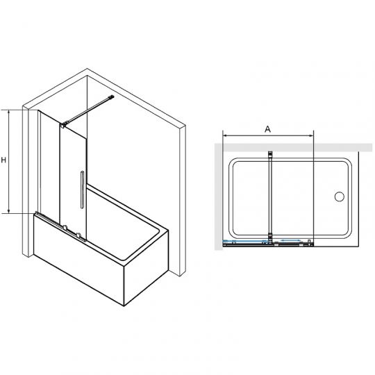Шторка на ванну RGW Screens SC-47 100x150 41114710 схема 4 Шторка на ванну RGW Screens SC-47 100x150 41114710 схема 4