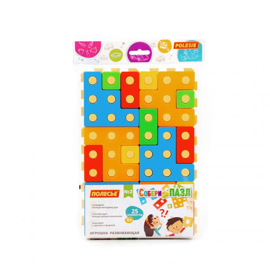 Игрушка развивающая "Собери пазл" №2 (25 элементов) (в пакете)