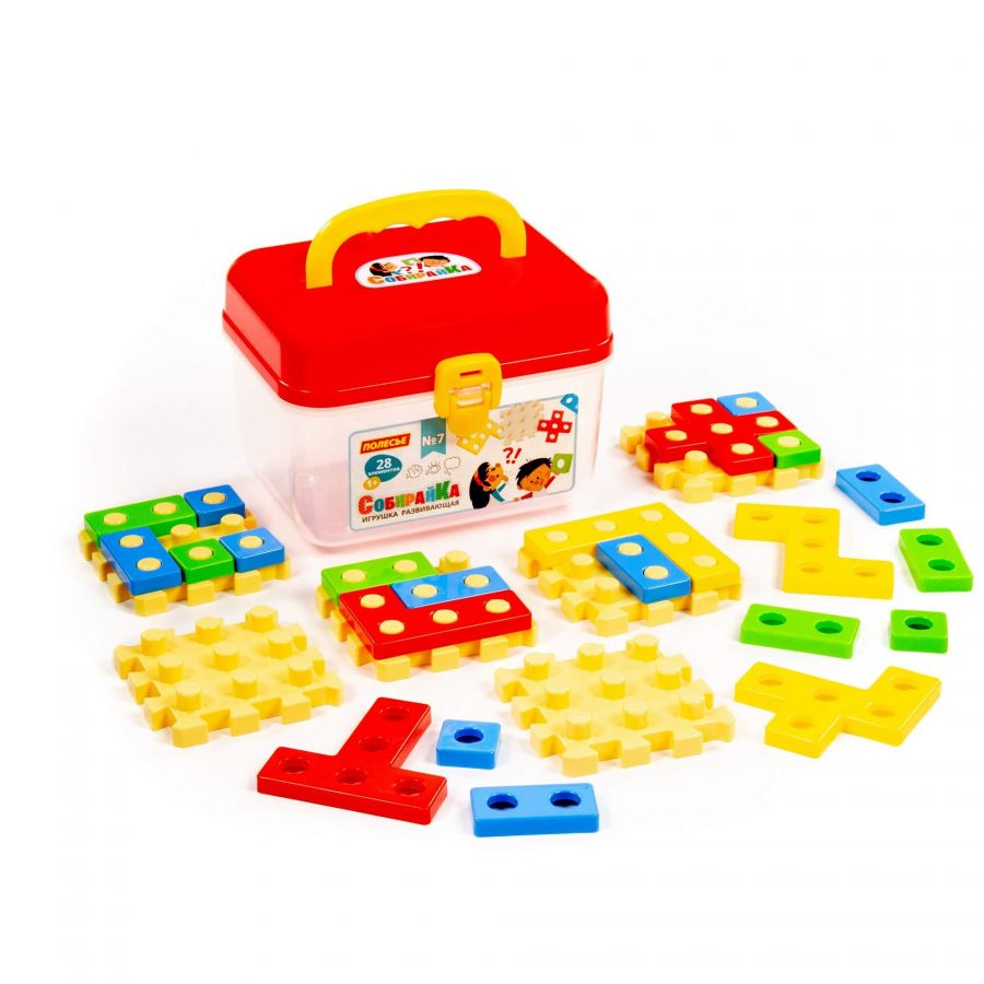 Игрушка развивающая "СобирайКа" №7 (28 элементов) (в чемоданчике)