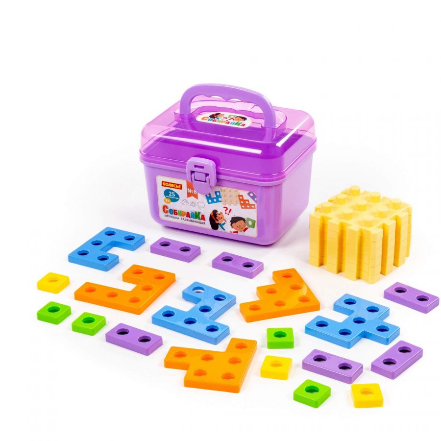 Игрушка развивающая "СобирайКа" №8 (25 элементов) (в чемоданчике)