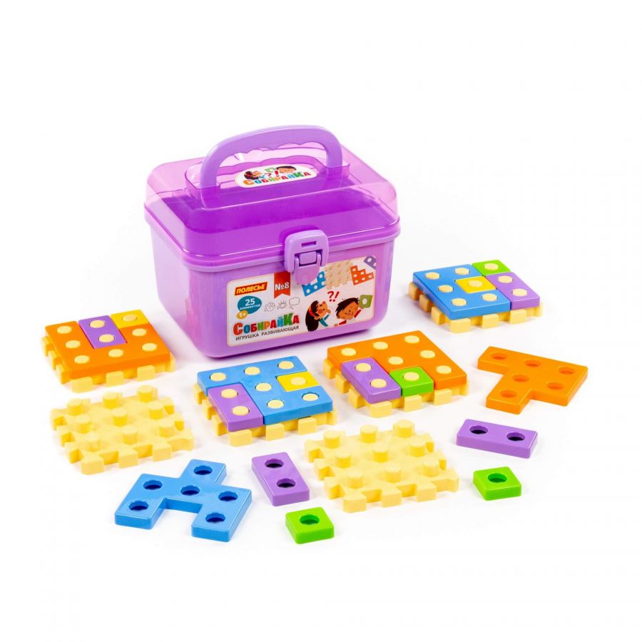 Игрушка развивающая "СобирайКа" №8 (25 элементов) (в чемоданчике)
