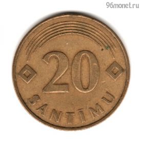 Латвия 20 сантимов 1992