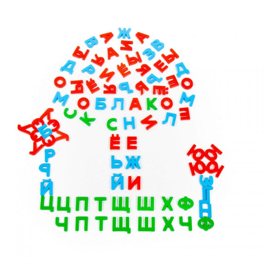 Набор "Первые уроки" (86 букв) (в коробке)