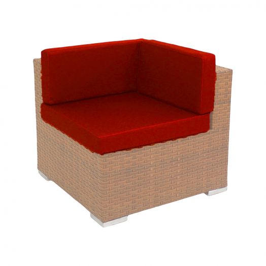 Кресло GRAND угловое с комплектом подушек (Альберо)